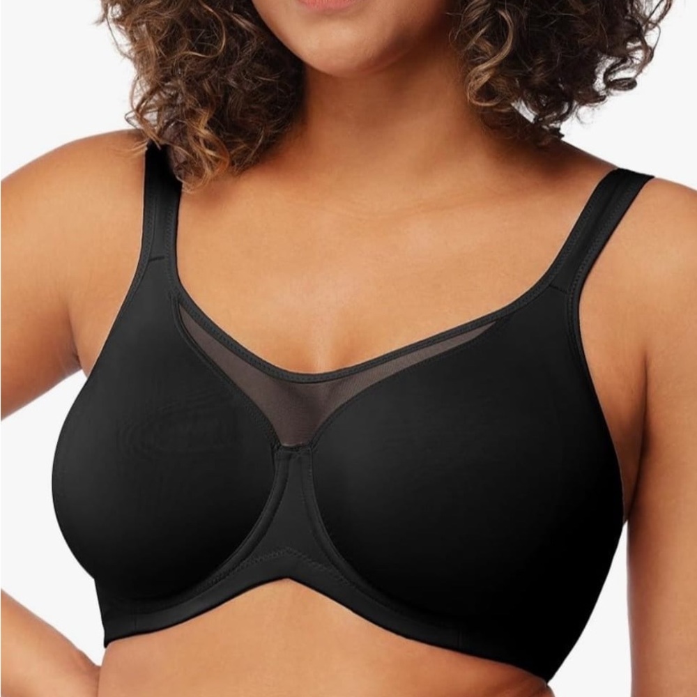 Elegant Black Full Support Bra